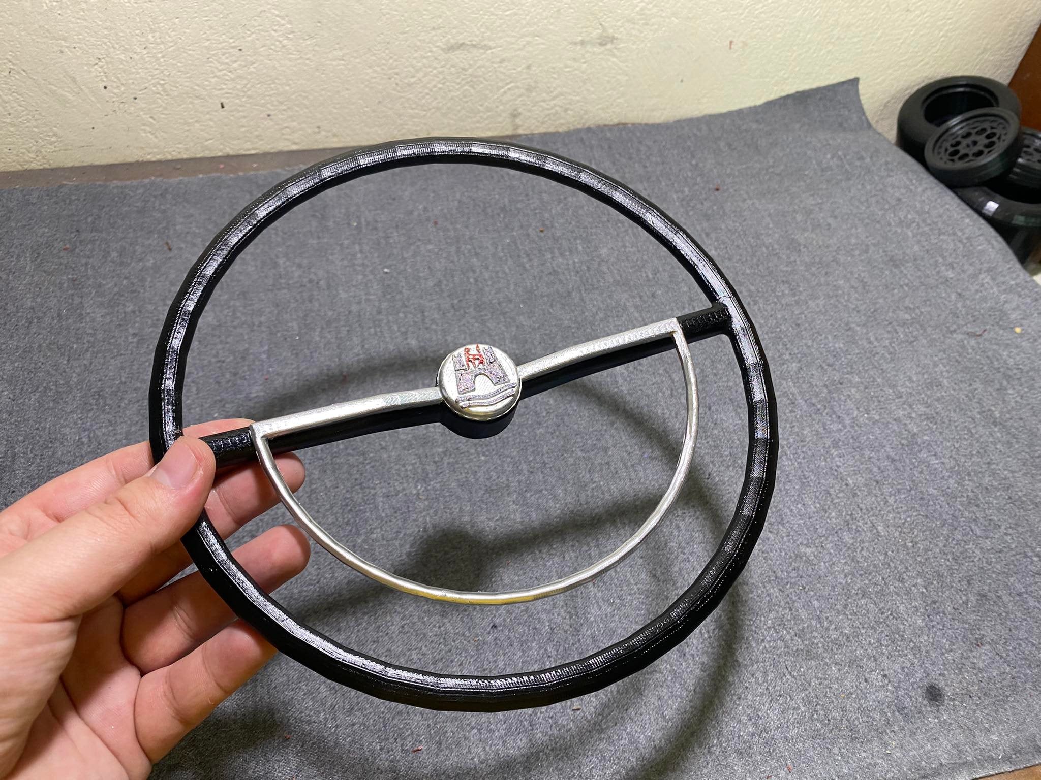 Vw Beetle Steering Wheel 3d model