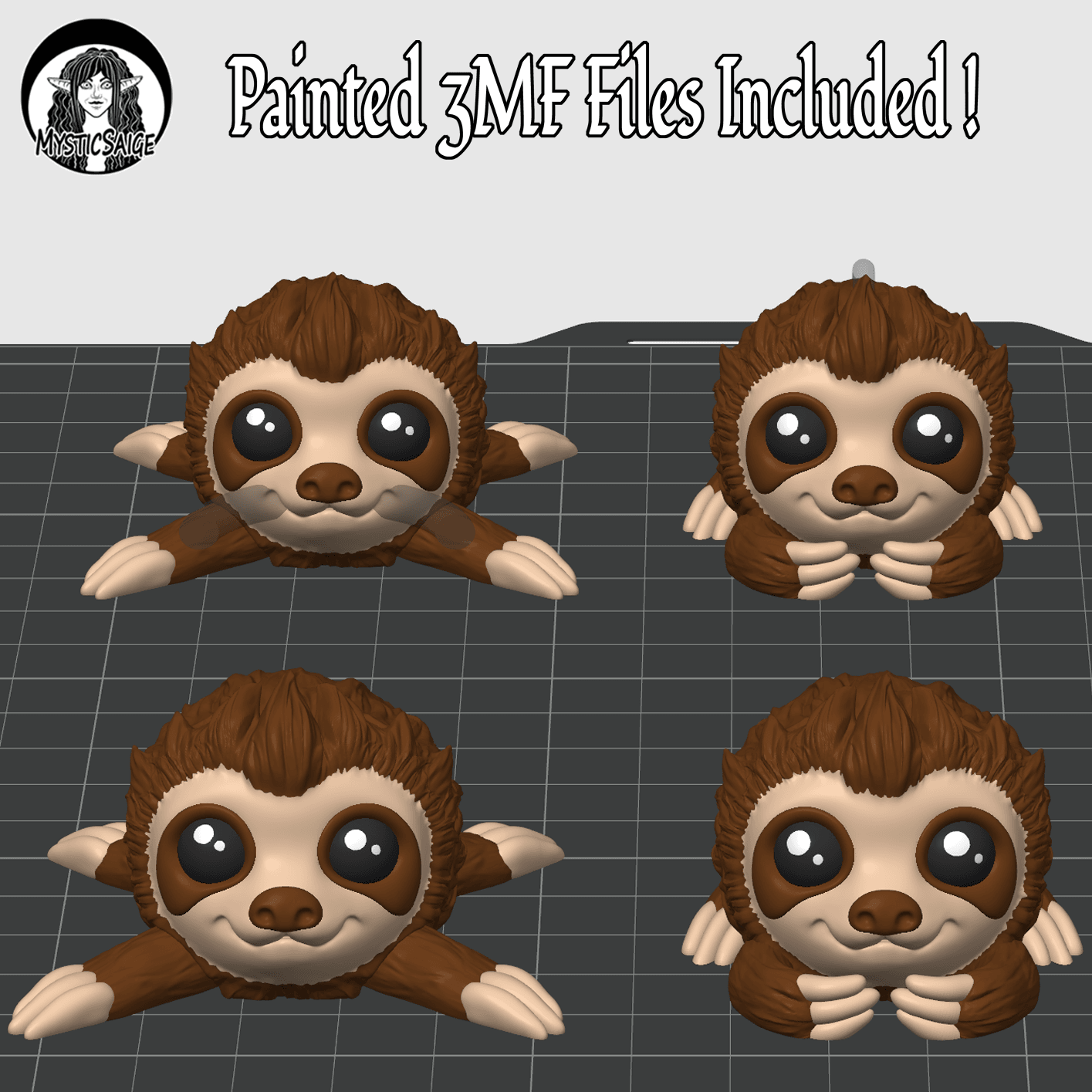 Sloth Puffling - Exclusive Model 3d model