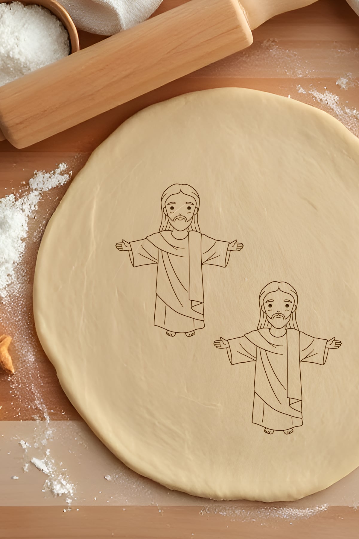 Christ The Reedemer Cookie Cutter, Biscuit Cutter 3d model