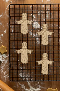 Christ The Reedemer Cookie Cutter, Biscuit Cutter 3d model