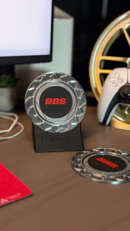 BBS Center Cap Coaster Set 3d model
