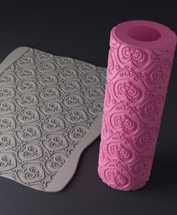 Valentine's Day Texture Rollers 3d model