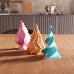 Abstract Christmas Tree Collection 3 3d model