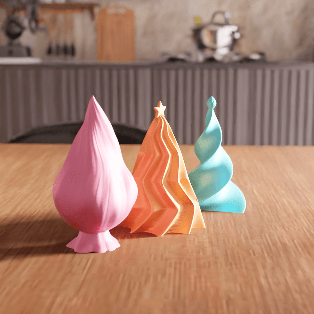 Abstract Christmas Tree Collection 3 3d model