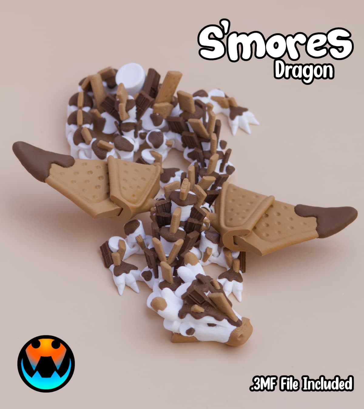 Smores Dragon 3d model