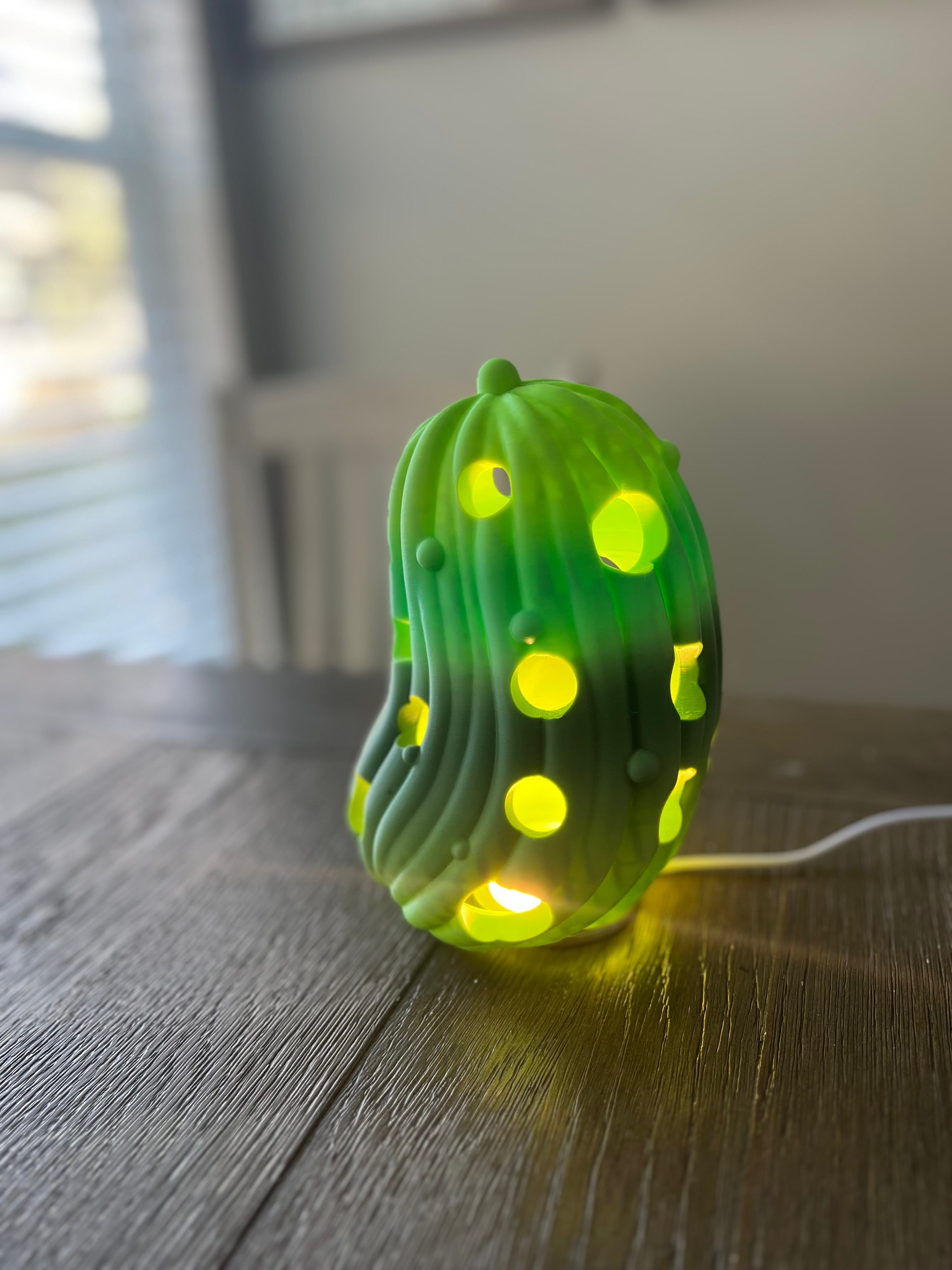 Pickle Lamp Cover.stl 3d model