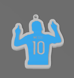 COMBO - LLAVEROS MESSI 3d model