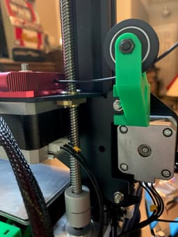 Ender 3 Filament Guide for 3DFused Linear Rails 3d model