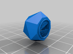 Screw Top D20 Dice Box V2 3d model