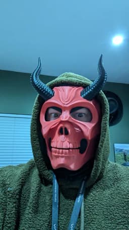 Skeletal Face Mask - Forged in Silence 3d model