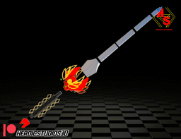 Extendable Power Sword 3d model