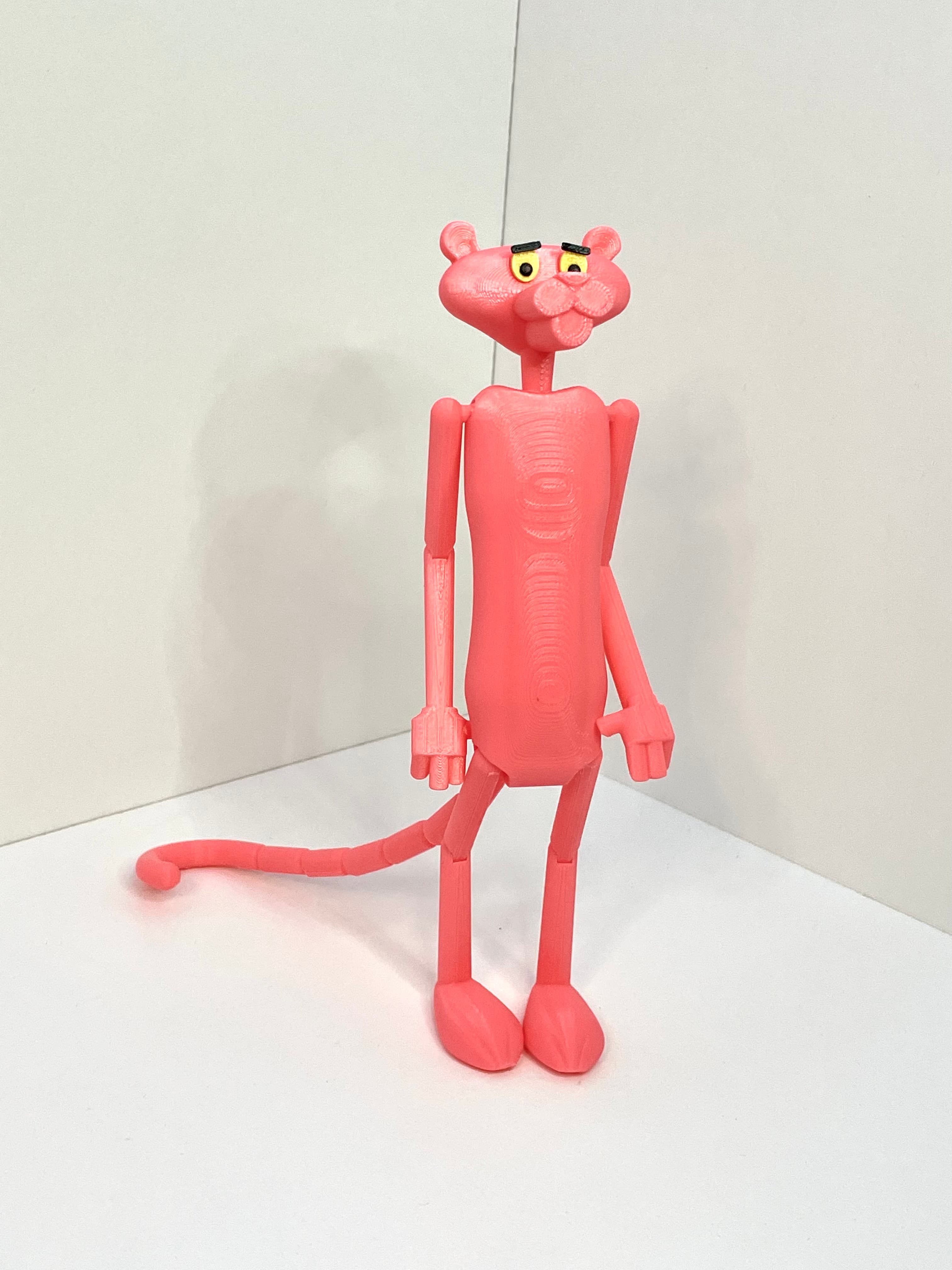 Pink Panther Articulated Figure 3d model