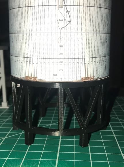 SN 7 Tank Test Stand 3d model