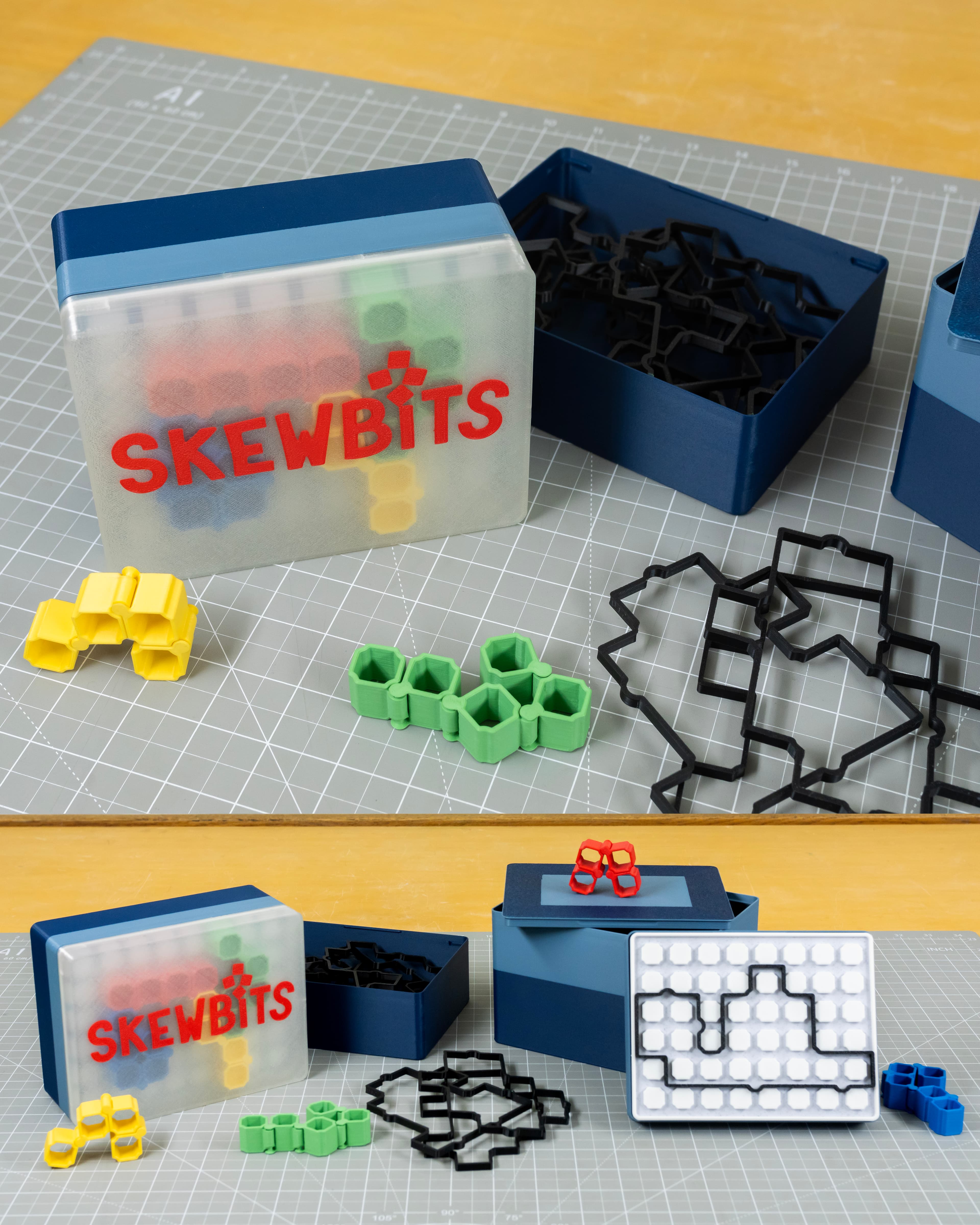 SKEWBITS (v1) // Premium Board + Case *OUTDATED* 3d model