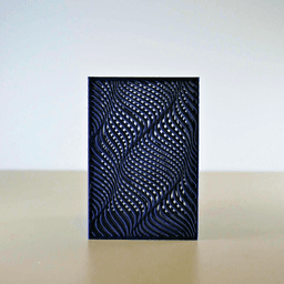 Wavy Pencil Pot - two sizes 3d model