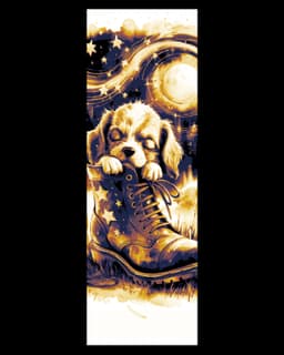 Starry Night is great for resting and creativity - Set of Bookmarks 3d model