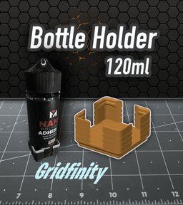 Gridfinity Bottle Holder 120ml 3d model