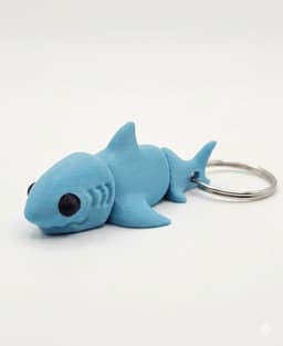 Mini Monster #3 Baby Shark Keychain 3d model