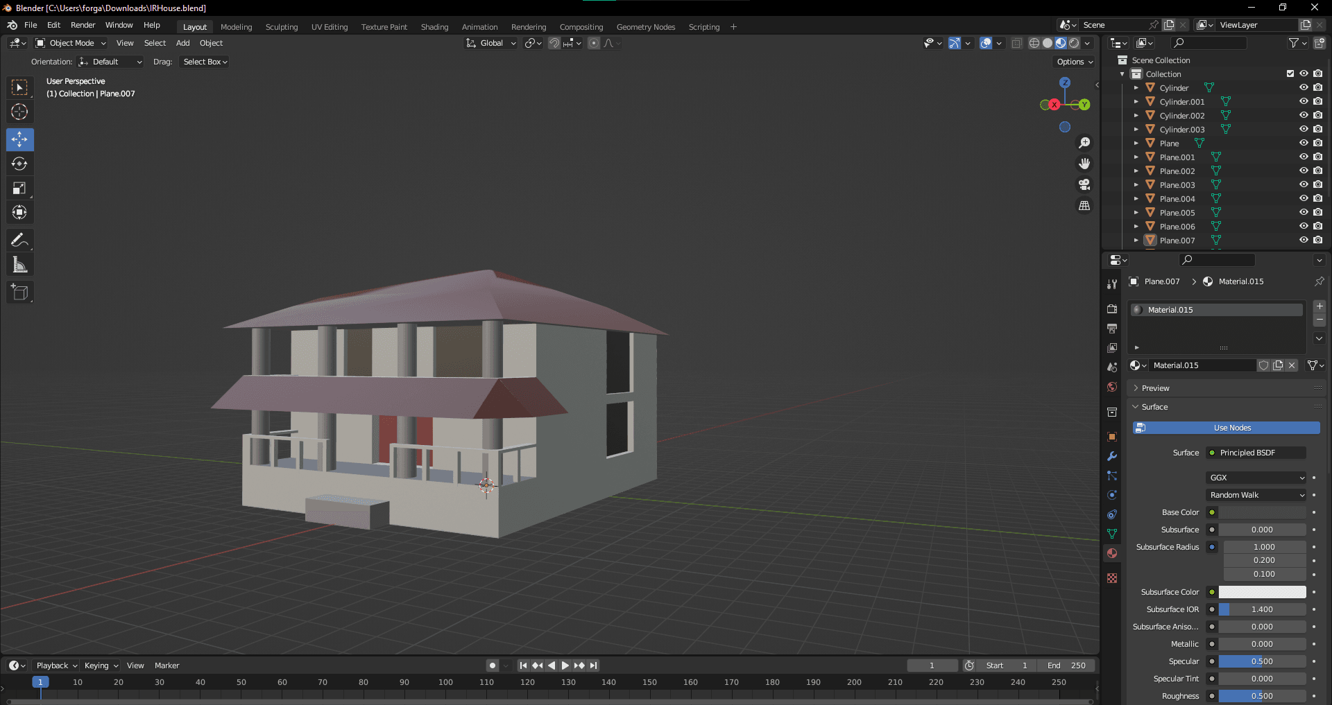 IRHouse.blend 3d model