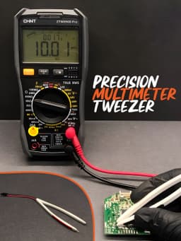Precision Multimeter Tweezer – SMD & Small Component Testing Tool 3d model