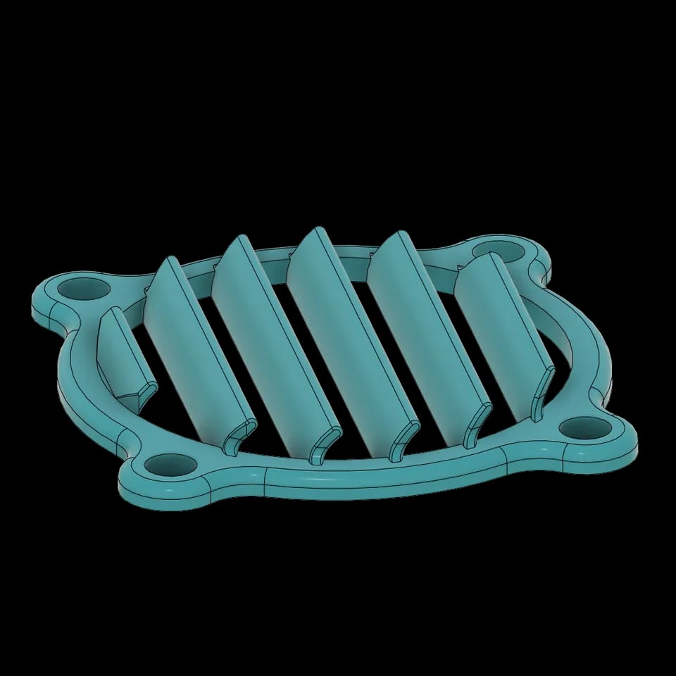 40mm Fan Deflector 3d model