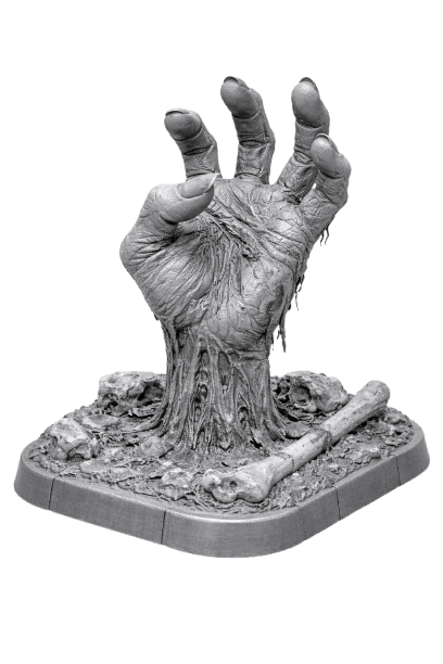 Zombie hand decoration 3d model