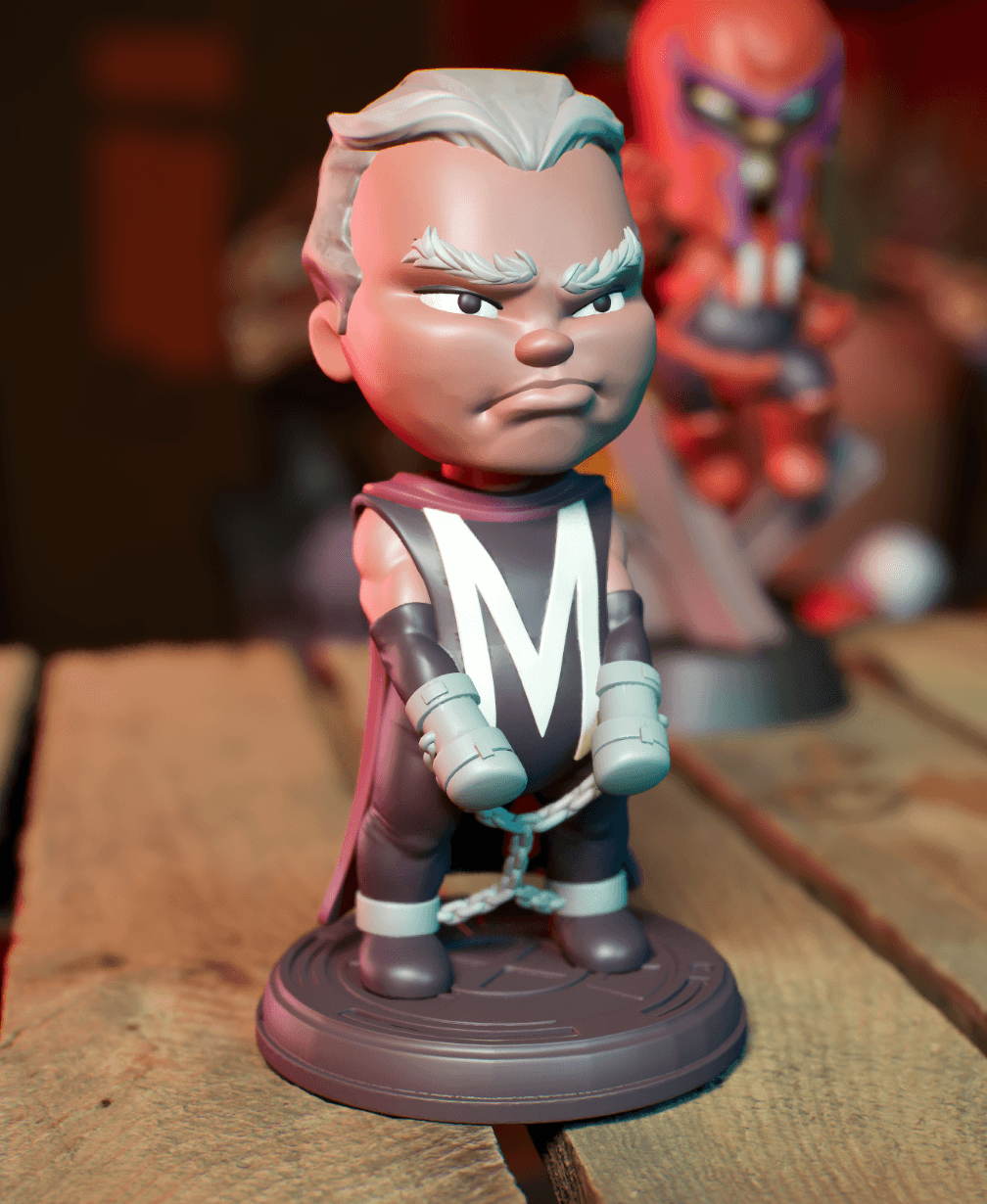 Li'l Magneto on Trial - XMen 97 Fanart Collectible 3d model