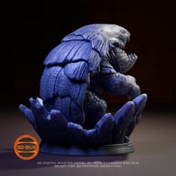 Stylized Land Shark Creature Miniature 3d model