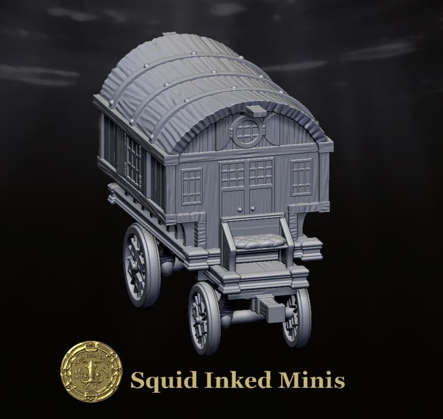 Caravan Wagon 3d model