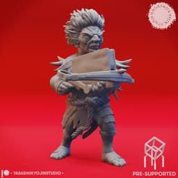 Band of Derro - Tabletop Miniatures (Pre-Supported) 3d model