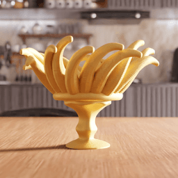 Oceanic Anemone Pedestal Bowl 3d model