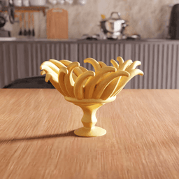 Oceanic Anemone Pedestal Bowl 3d model