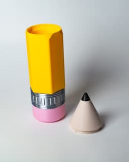 Pencil Container - A pencil shaped container 3d model