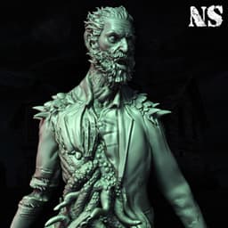 Wilbur Whateley x3 Variants 3d model