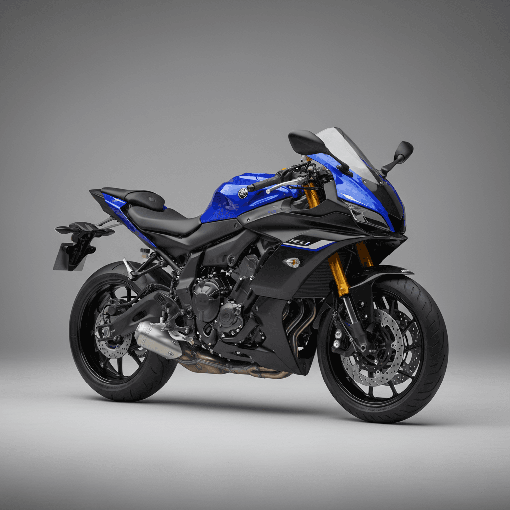Yamaha R7 Sport Racing Motorcycle 3d model