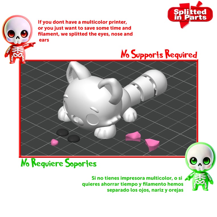 Fuzzball Cat 3d model