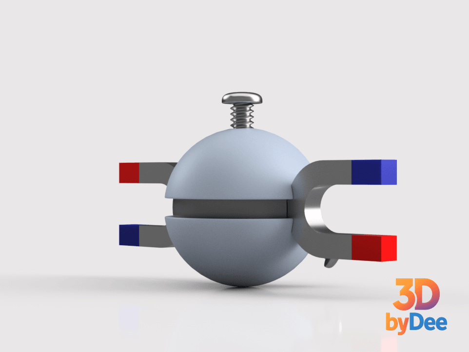 Magnemite Pokeball 3d model