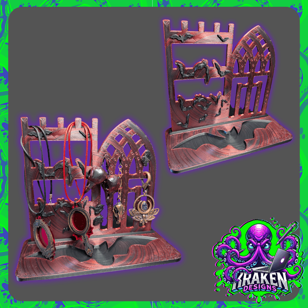 Gothic Cathedral Jewellery Hanger 3d model
