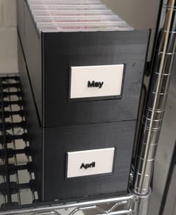 Gridfinity LTO Tape Storage - Stackable 3d model