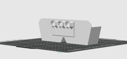 MultiBoard Glasses Shelf 3d model