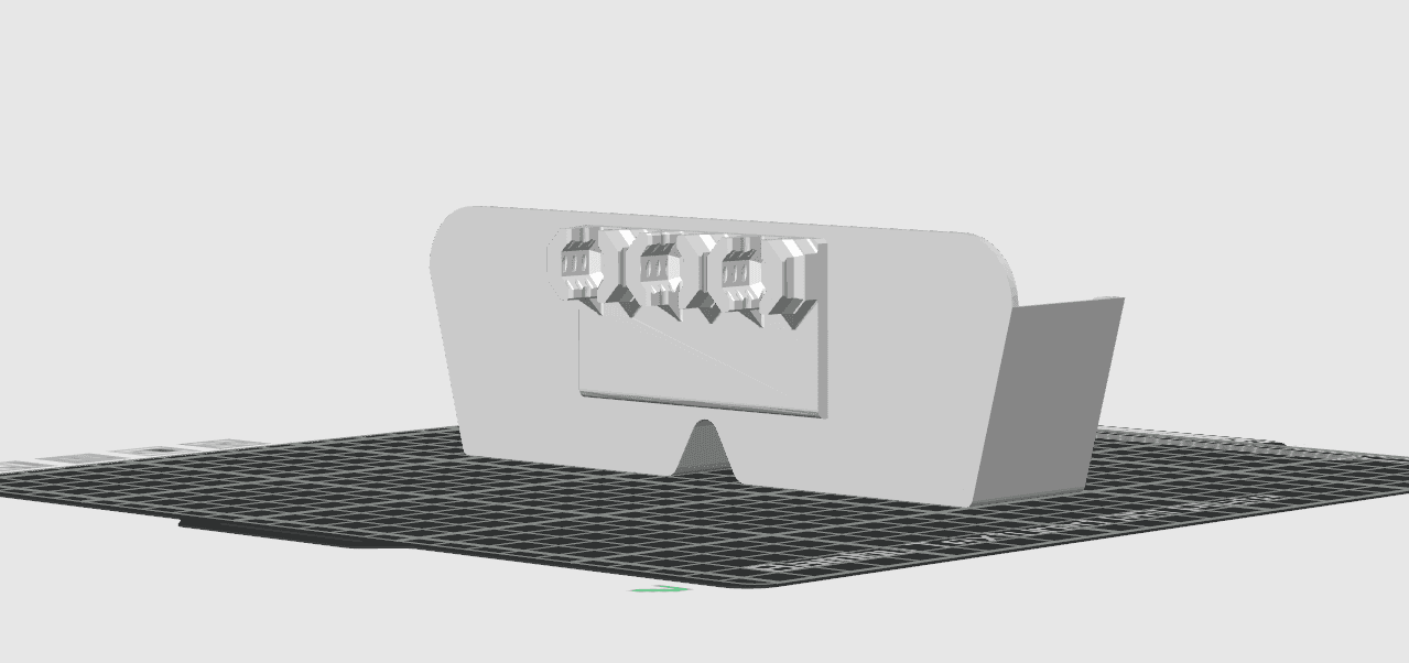 MultiBoard Glasses Shelf 3d model
