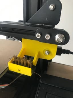 Ender 3 nozzle wiper 2 3d model