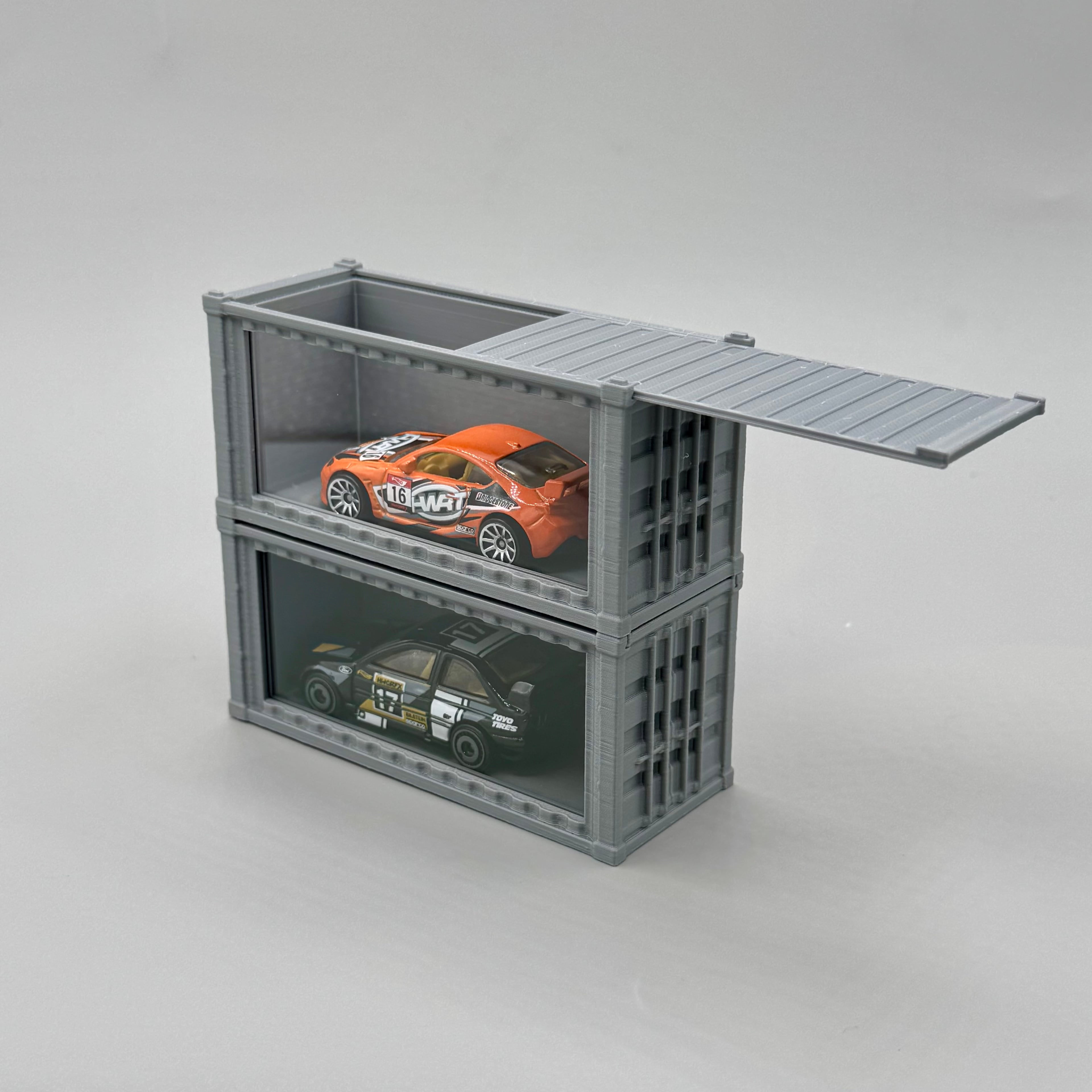 Stackable Display Shipping Containers Hot Wheels / Matchbox 3d model