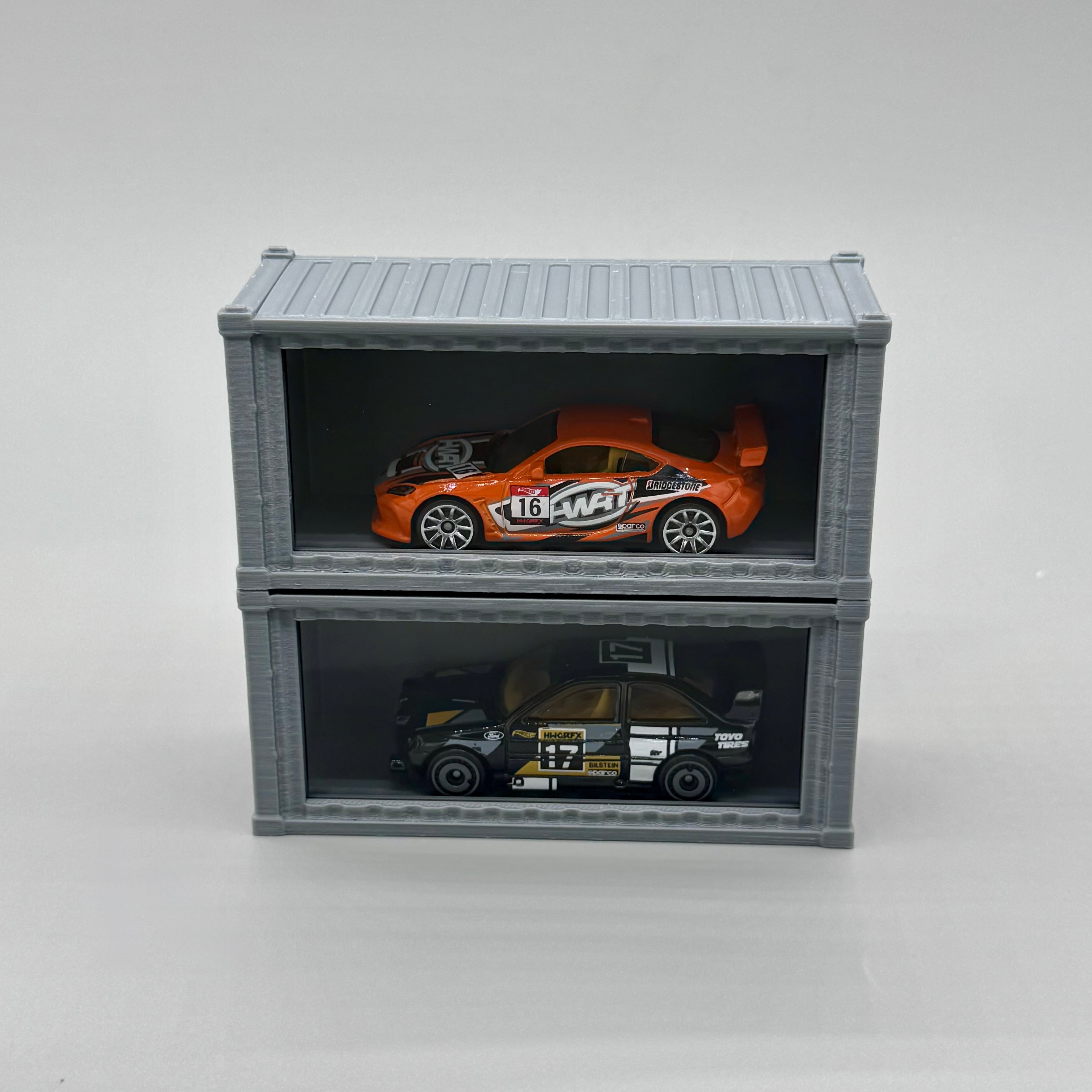 Stackable Display Shipping Containers Hot Wheels / Matchbox 3d model