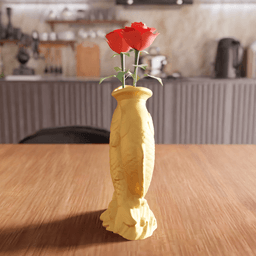 Feng Shui Twin Koi Fish Vase 3d model