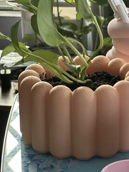 Ripple Planter (print in place) 3d model
