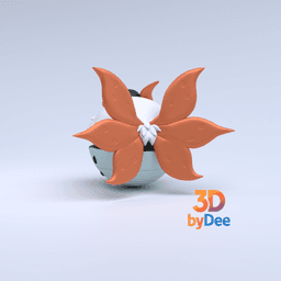 Volcarona Pokeball 3d model