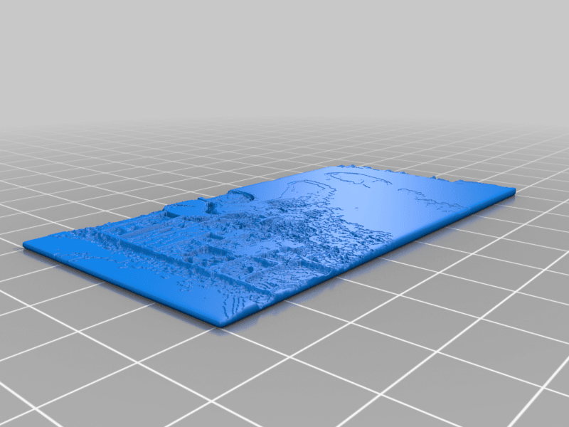 Lithograph Self-Portrait 3d model