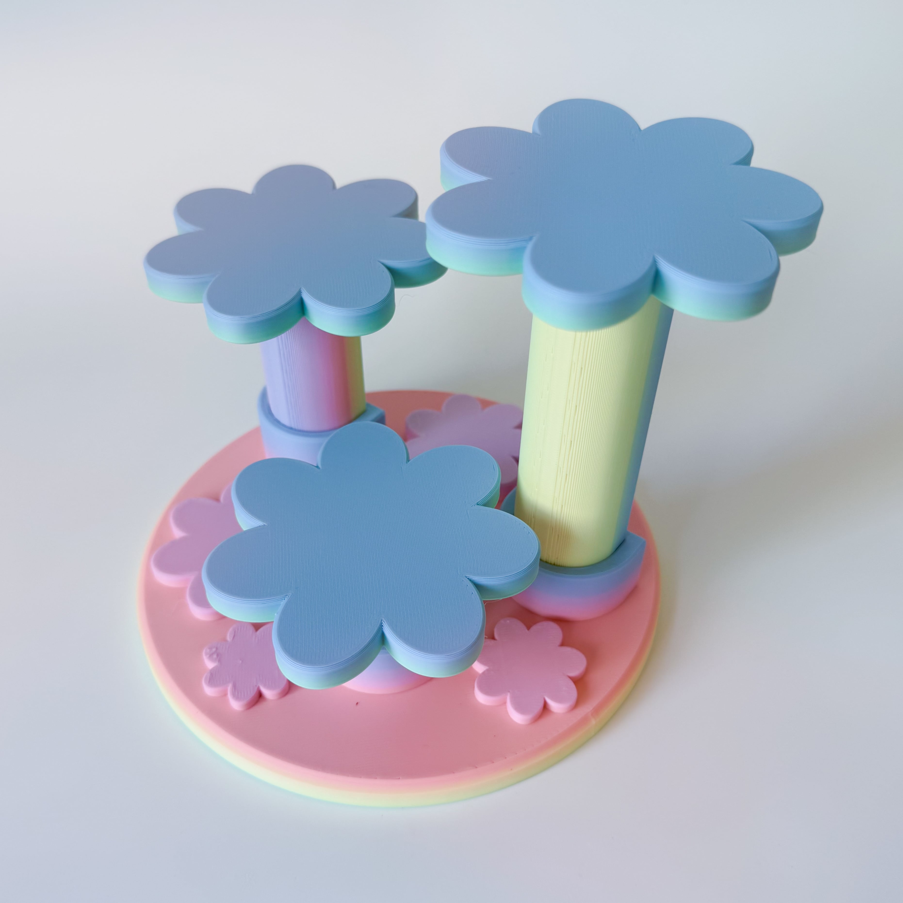 Flower tier stand 3d model