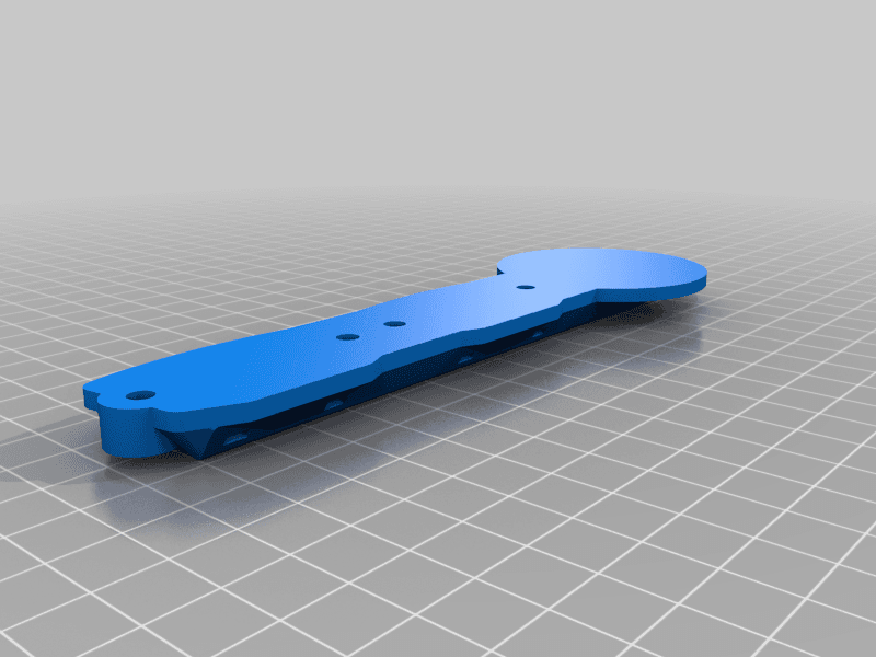 Paramotor - Mirror + 2 Gauges (horizontal layout) 3d model